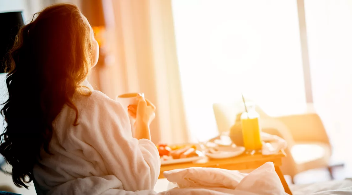 desayuno en la cama