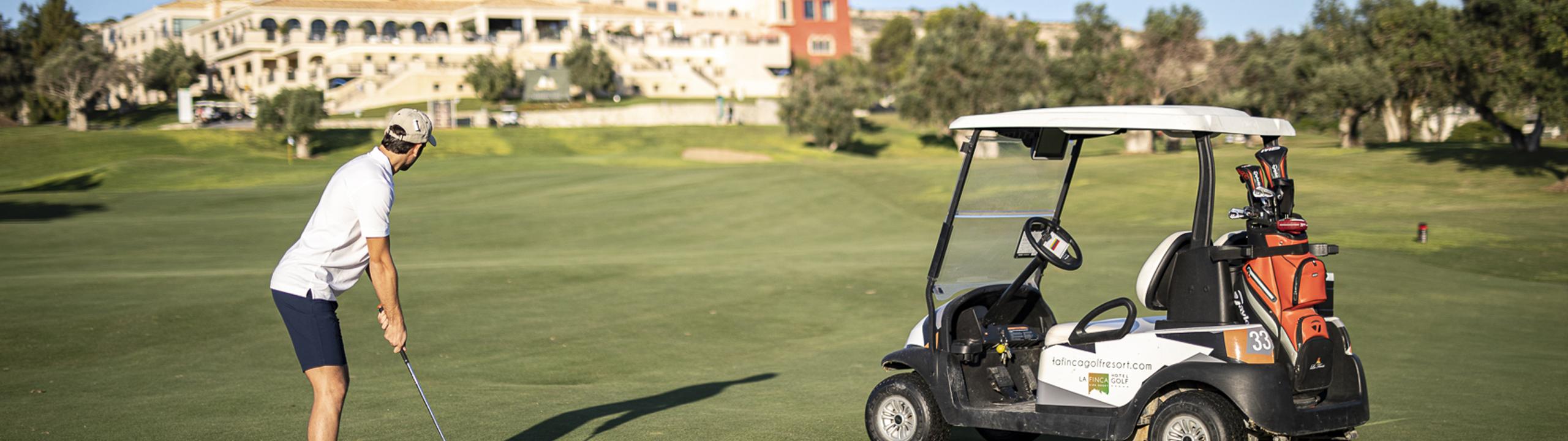 golf player La Finca Golf Alicante