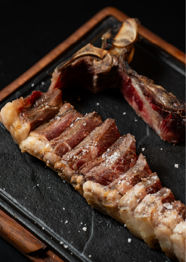 Chuleta de vaca Angus de bellota