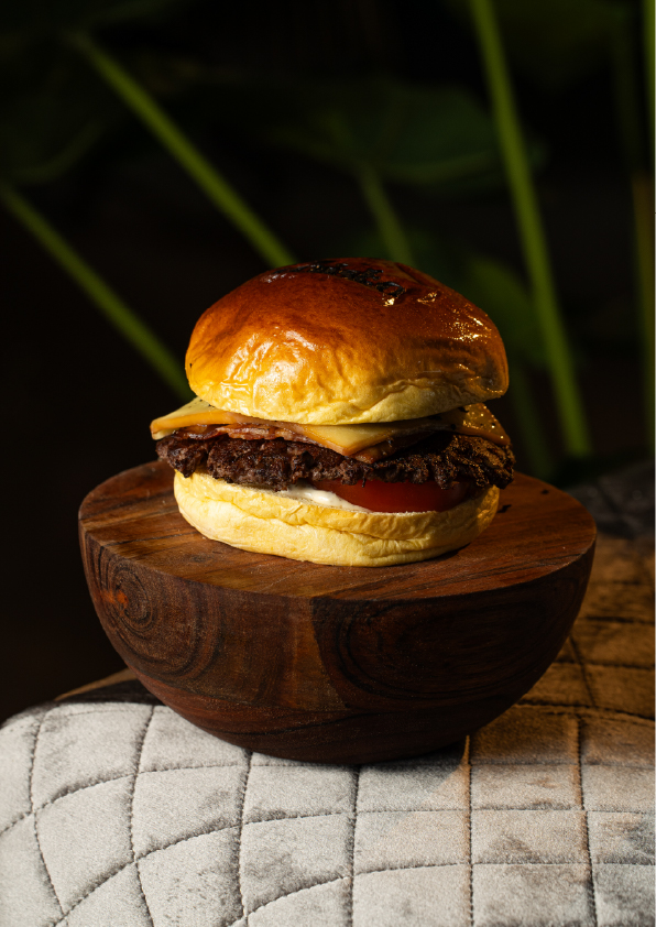 Smash burger doble trufada